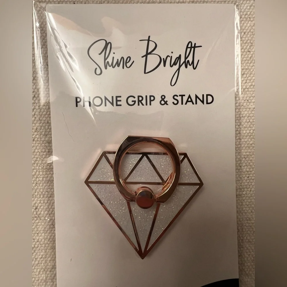 Shine Bright Diamond phone grip and kickstand